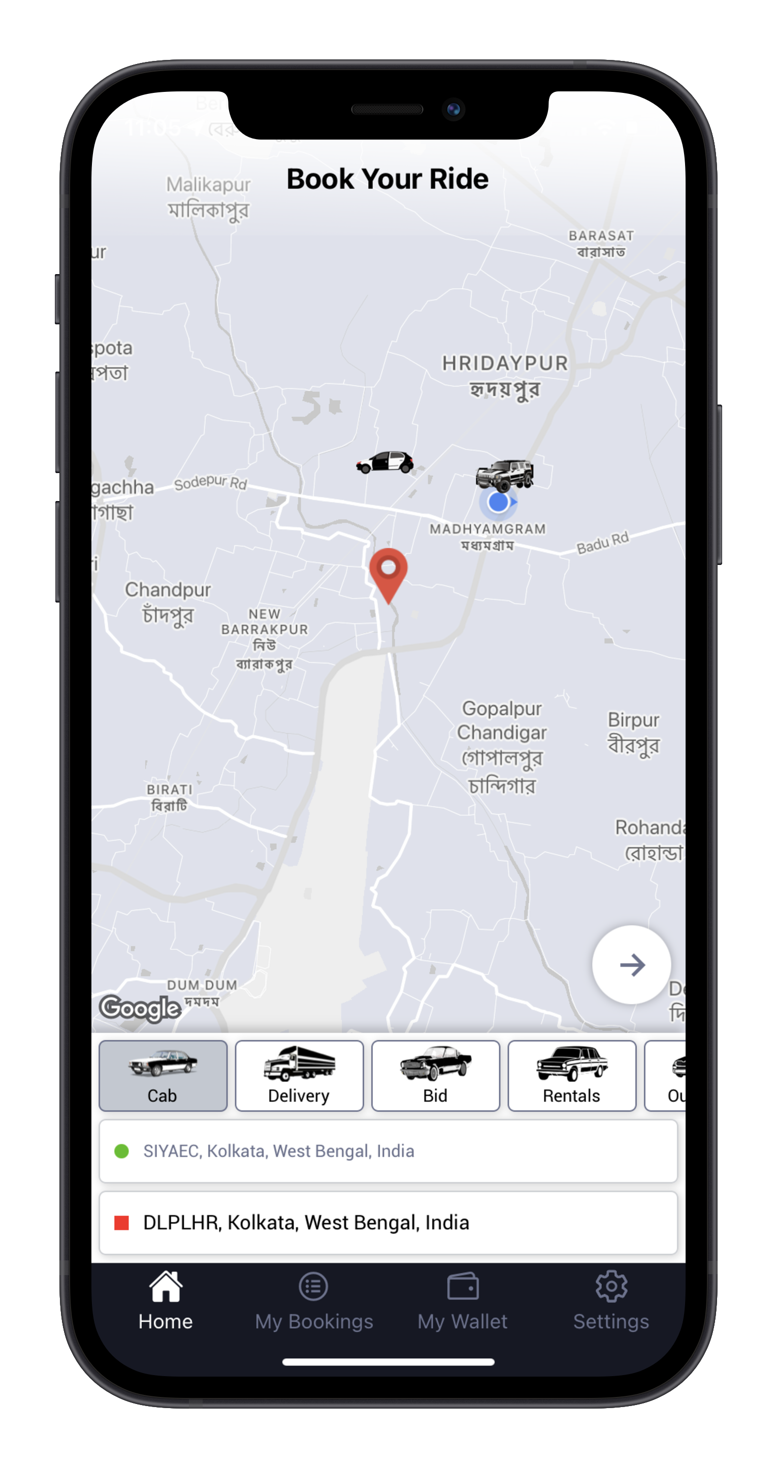 screenshot of Exicube Ride